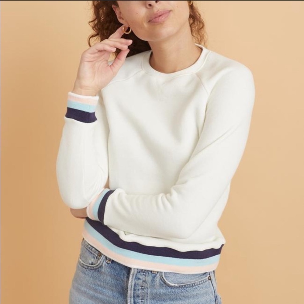 Marine Layer Jenny Retro Rib sweatshirt NWT s - Picture 3 of 12